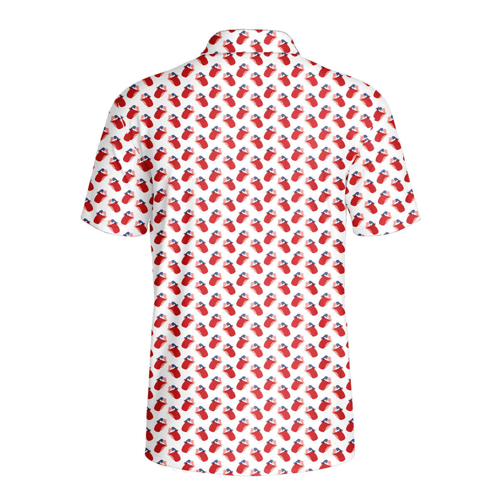 Greatest Lips-Polo Shirt For Men-Gerbera Prints