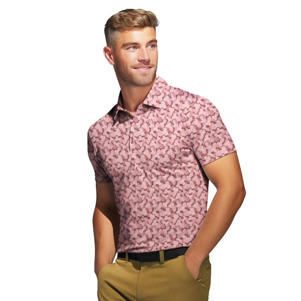 Frank and Beans - Funny Golf Polo Shirt-Polo Shirt For Men-Gerbera Prints