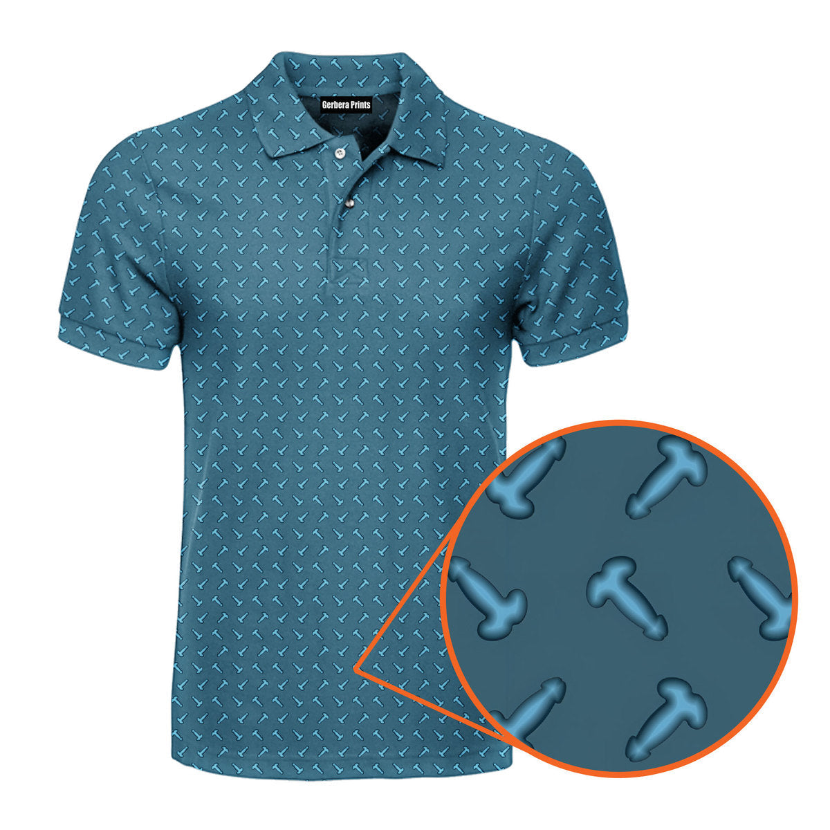 Frank and Beans - Funny Golf Polo Shirt