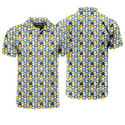 My Eyes Are Up Here Oktorberfest - Funny Golf Polo Shirt