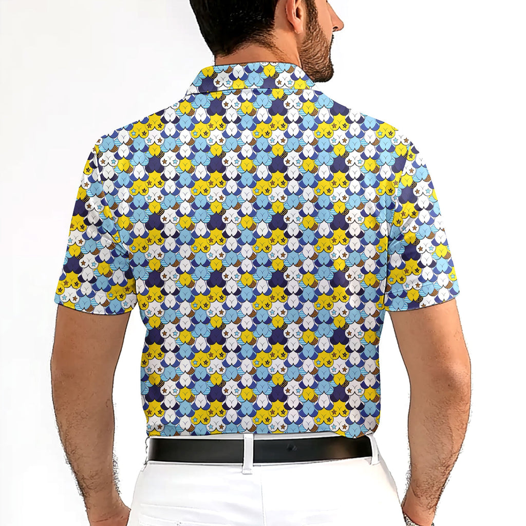 American Tatas Oktorberfest-Polo Shirt For Men-Gerbera Prints