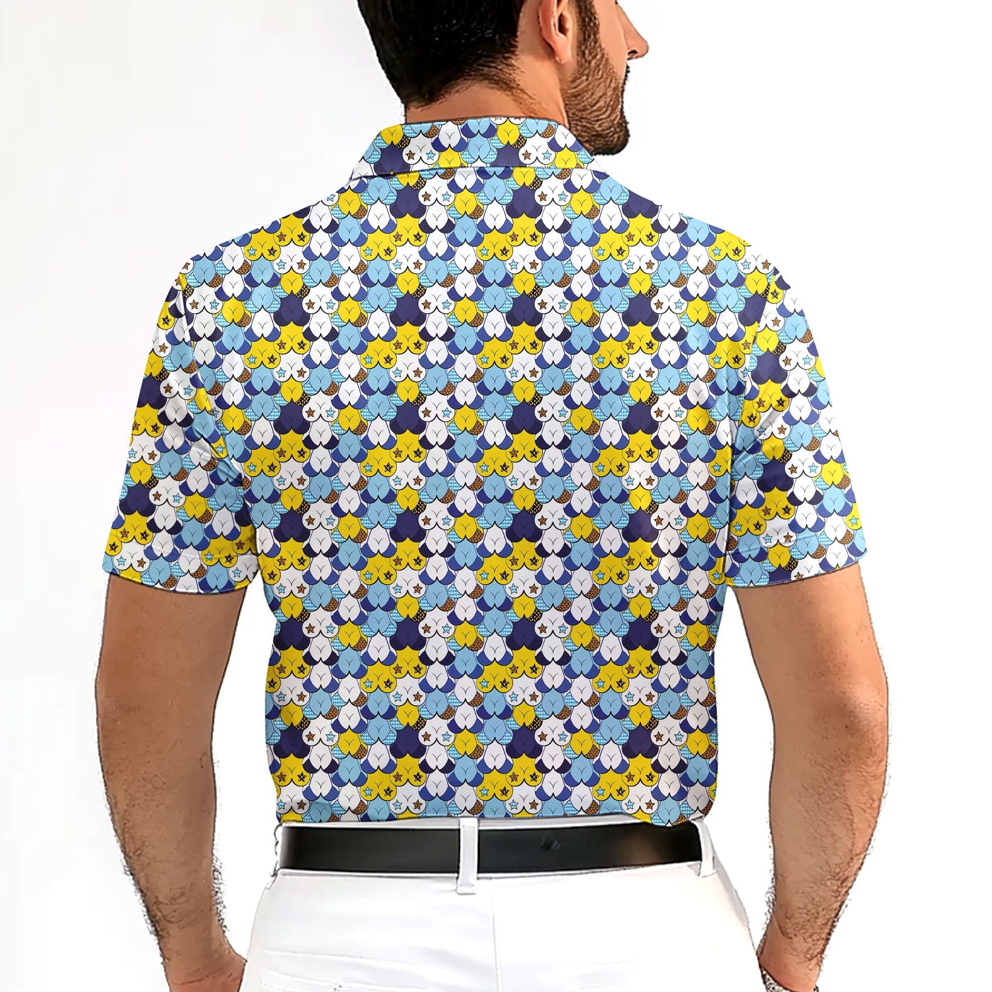 American Tatas Oktorberfest-Polo Shirt For Men-Gerbera Prints
