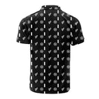 White Circle - Funny Golf Polo Shirt-Polo Shirt For Men-Gerbera Prints