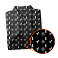 White Circle - Funny Golf Polo Shirt-Polo Shirt For Men-Gerbera Prints