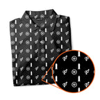 White Circle - Funny Golf Polo Shirt-Polo Shirt For Men-Gerbera Prints