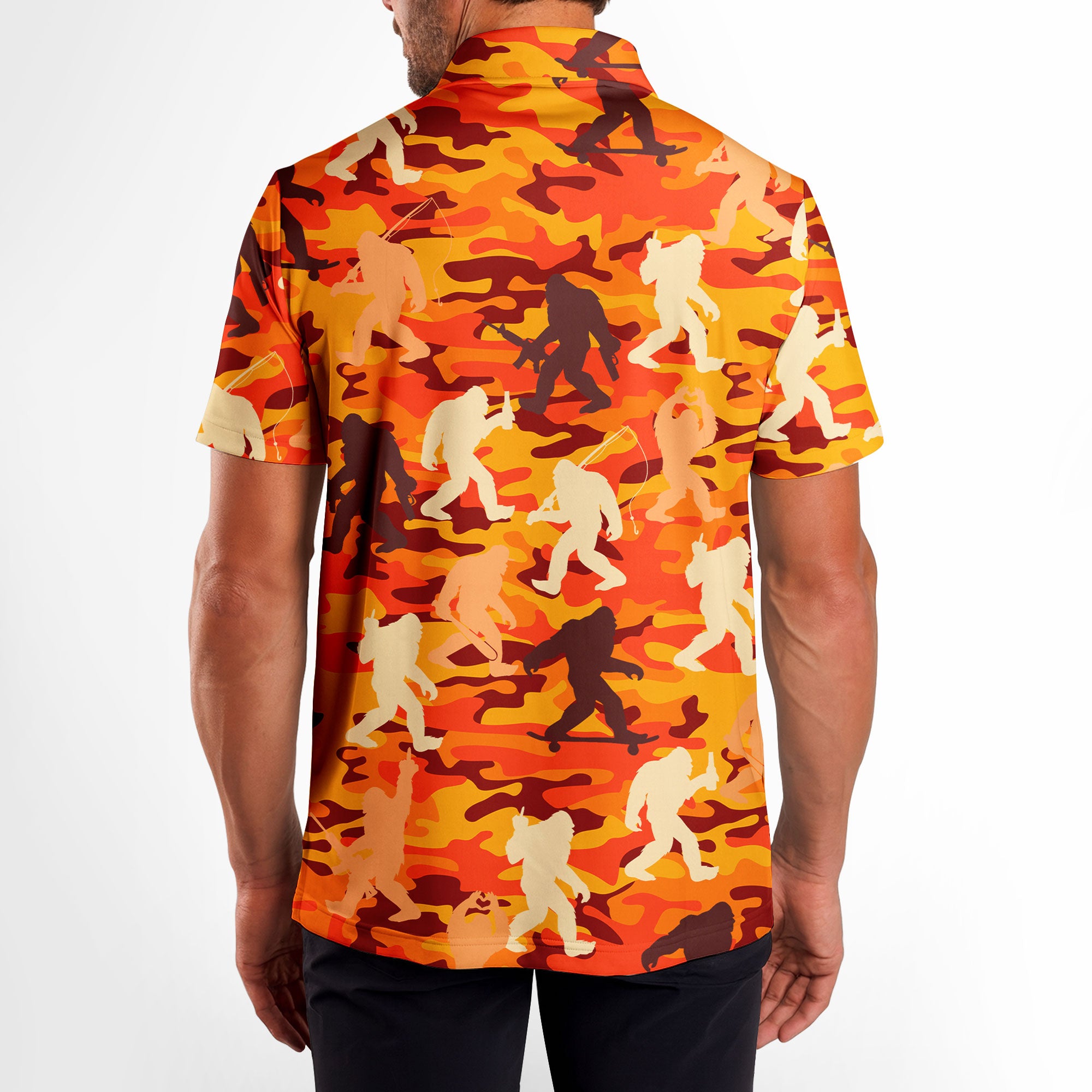 Camouflage Bigfoot - Golf Polo Shirt