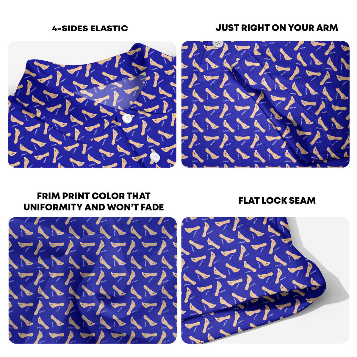 Capiche Italian Hand - Funny Golf Polo Shirt-Polo Shirt For Men-Gerbera Prints