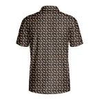 Capiche Italian Hand-Polo Shirt For Men-Gerbera Prints