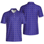 Capiche Italian Hand-Polo Shirt For Men-Gerbera Prints
