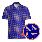 Capiche Italian Hand-Polo Shirt For Men-Gerbera Prints