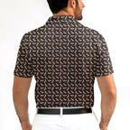Capiche Italian Hand-Polo Shirt For Men-Gerbera Prints
