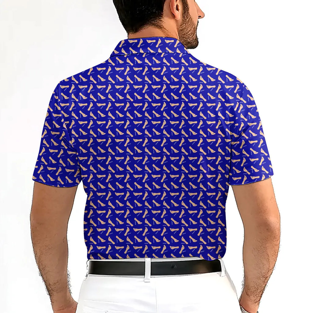 Capiche Italian Hand-Polo Shirt For Men-Gerbera Prints