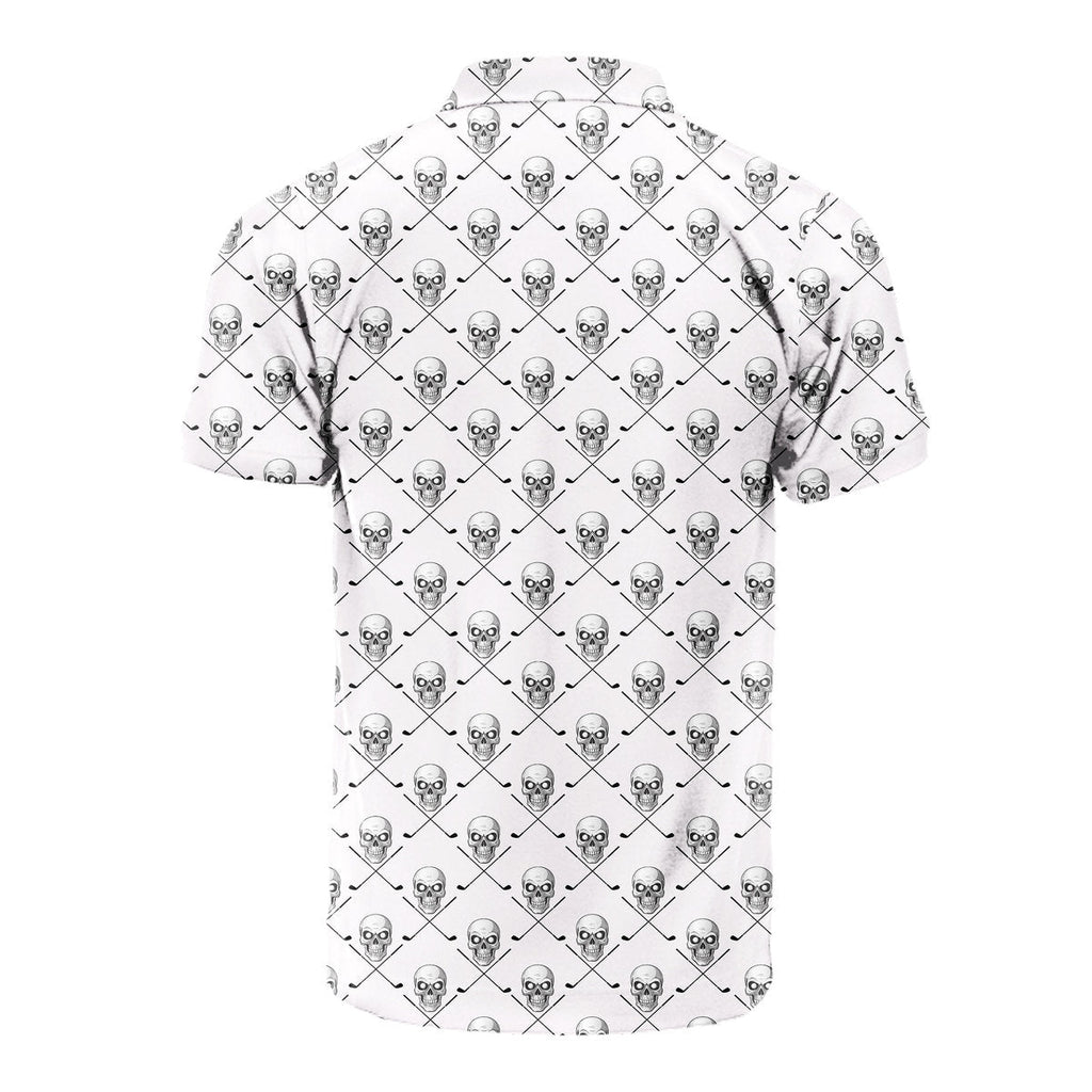 Skull Golf - Funny Golf Polo Shirt