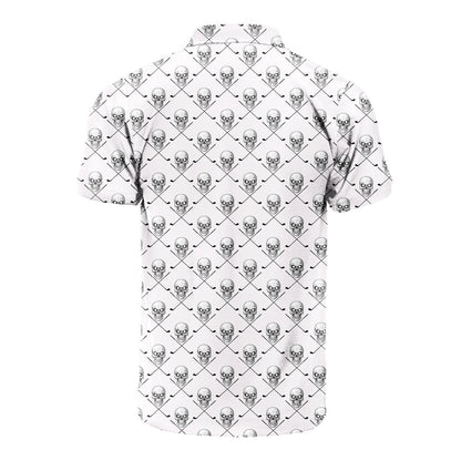Skull Golf - Funny Golf Polo Shirt