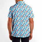 Patriotic Rocket Ice-Pop - Golf Polo Shirt-Polo Shirt For Men-Gerbera Prints