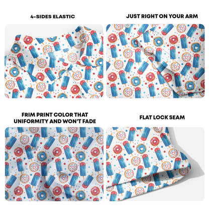 Patriotic Rocket Ice-Pop - Golf Polo Shirt