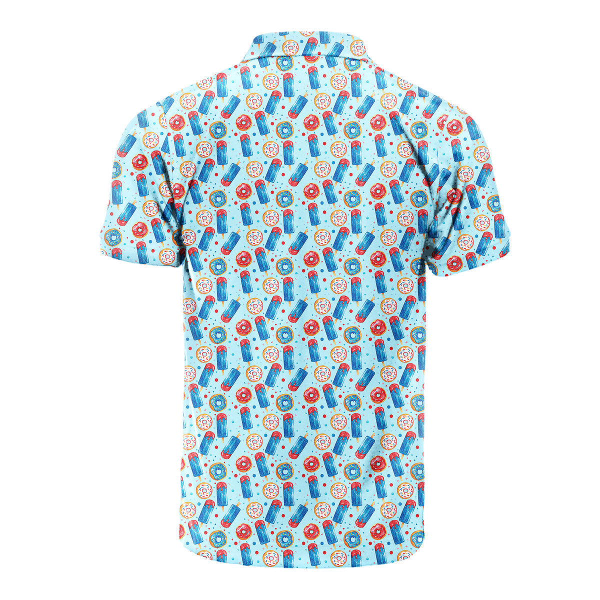 Patriotic Rocket Ice-Pop - Golf Polo Shirt