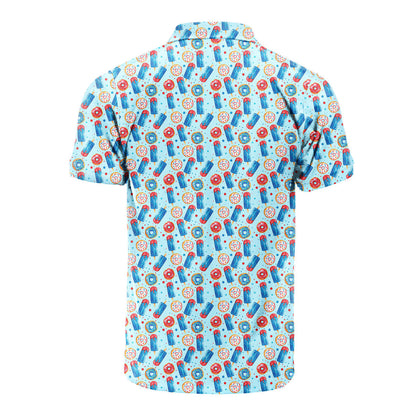 Patriotic Rocket Ice-Pop - Golf Polo Shirt