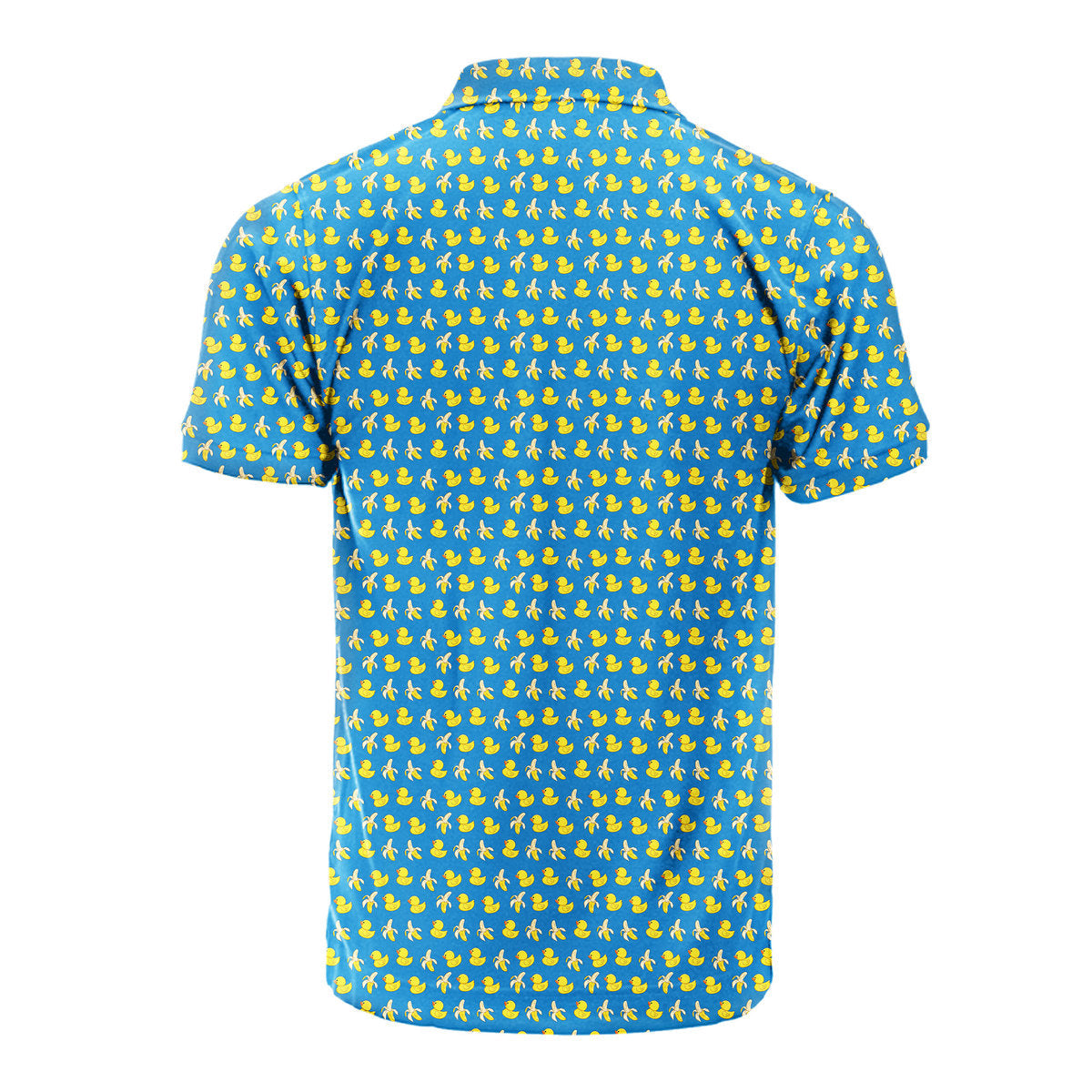 Swinging The Big Duck - Funny Golf Polo Shirt-Polo Shirt For Men-Gerbera Prints