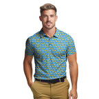 Swinging The Big Duck - Funny Golf Polo Shirt-Polo Shirt For Men-Gerbera Prints