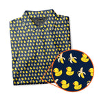 Swinging The Big Duck - Funny Golf Polo Shirt-Polo Shirt For Men-Gerbera Prints