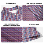Frank and Beans Funny American-Polo Shirt For Men-Gerbera Prints