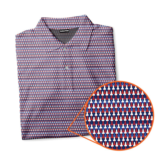 Frank and Beans Funny American - Funny Golf Polo Shirt
