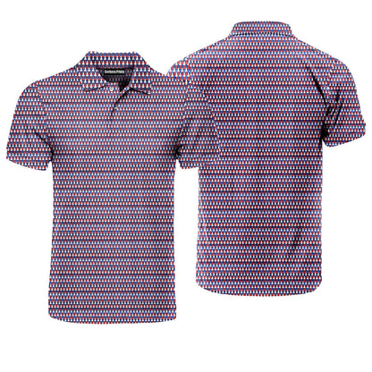 Frank and Beans Funny American - Funny Golf Polo Shirt