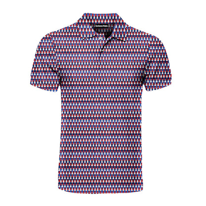 Frank and Beans Funny American - Funny Golf Polo Shirt