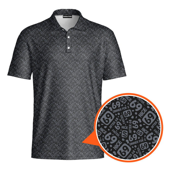 Sixty Nine - Funny Golf Polo Shirt Premium