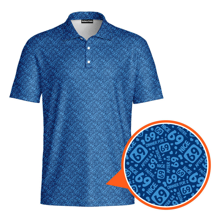 Sixty Nine - Funny Golf Polo Shirt Premium