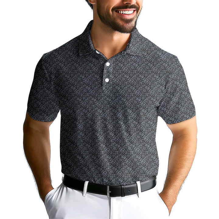 Sixty Nine - Funny Golf Polo Shirt Premium