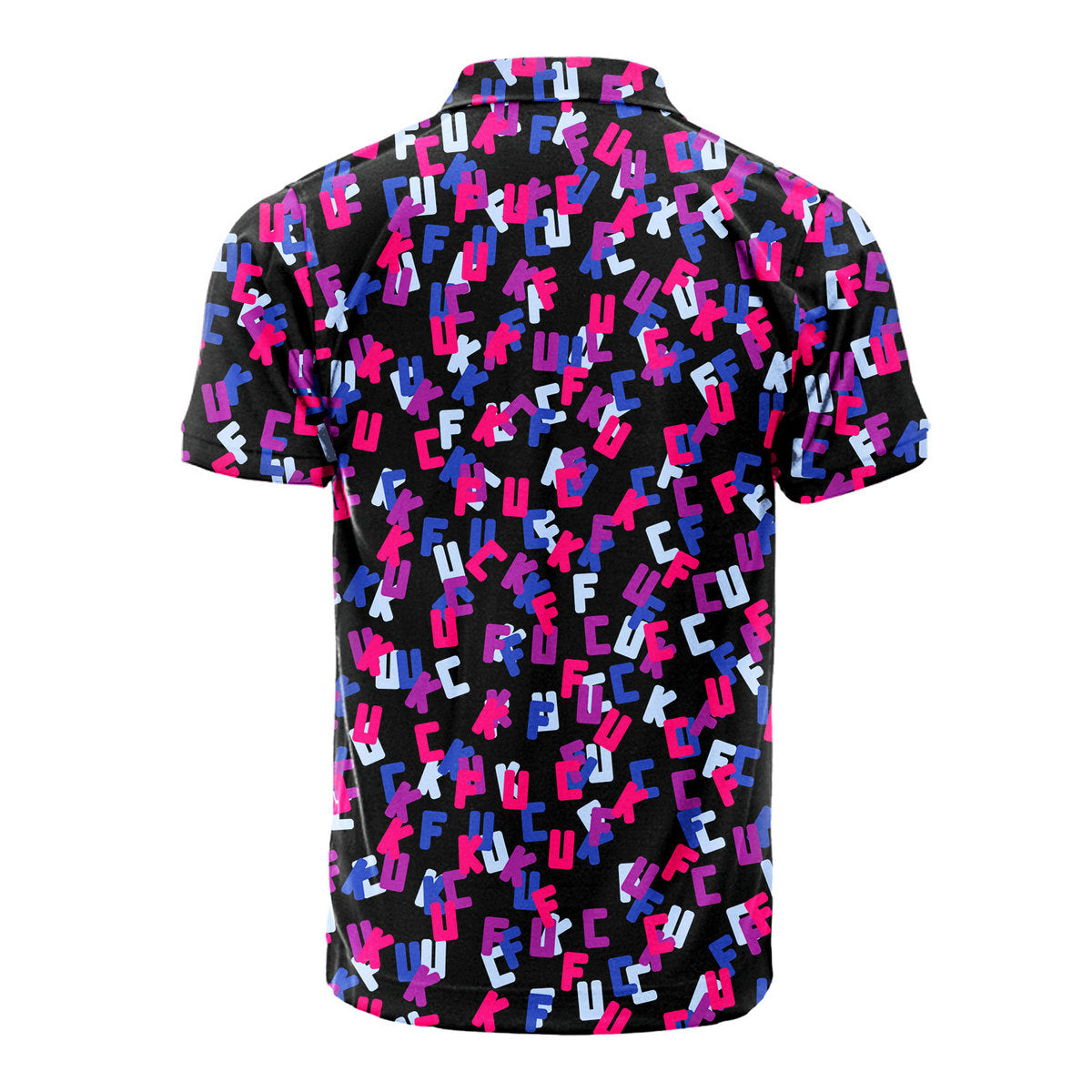 Hidden Words - Funny Golf Polo Shirt-Polo Shirt For Men-Gerbera Prints