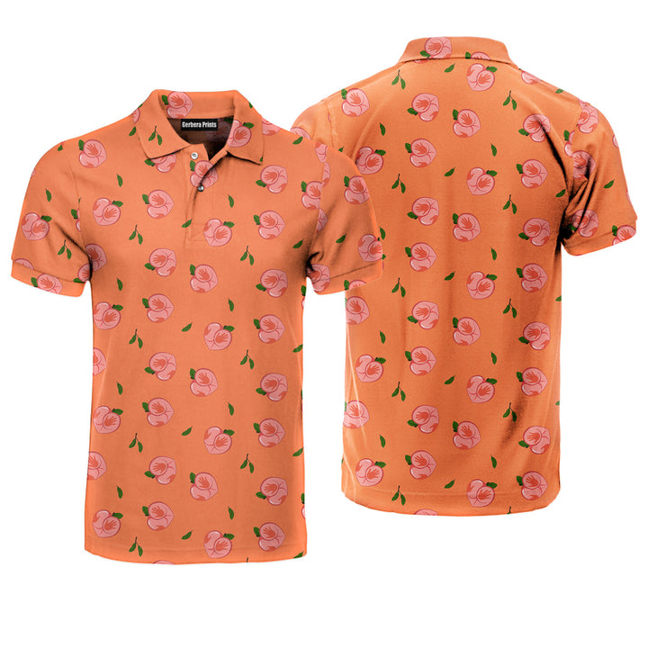 Nice Peaches - Funny Golf Polo Shirt