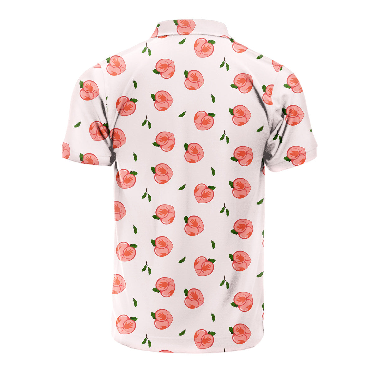 Nice Peaches - Funny Golf Polo Shirt-Polo Shirt For Men-Gerbera Prints