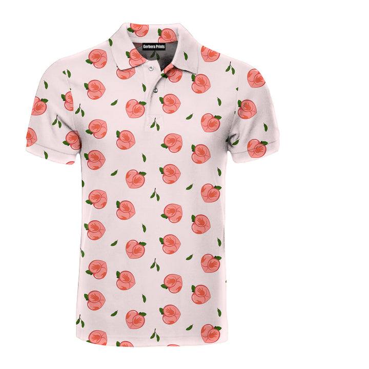 Nice Peaches - Funny Golf Polo Shirt