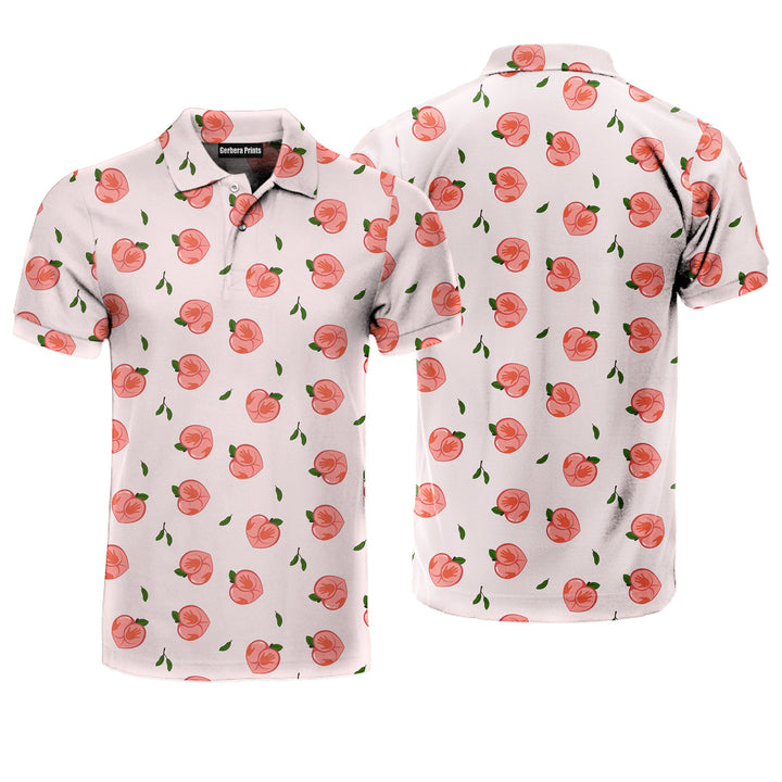 Nice Peaches - Funny Golf Polo Shirt