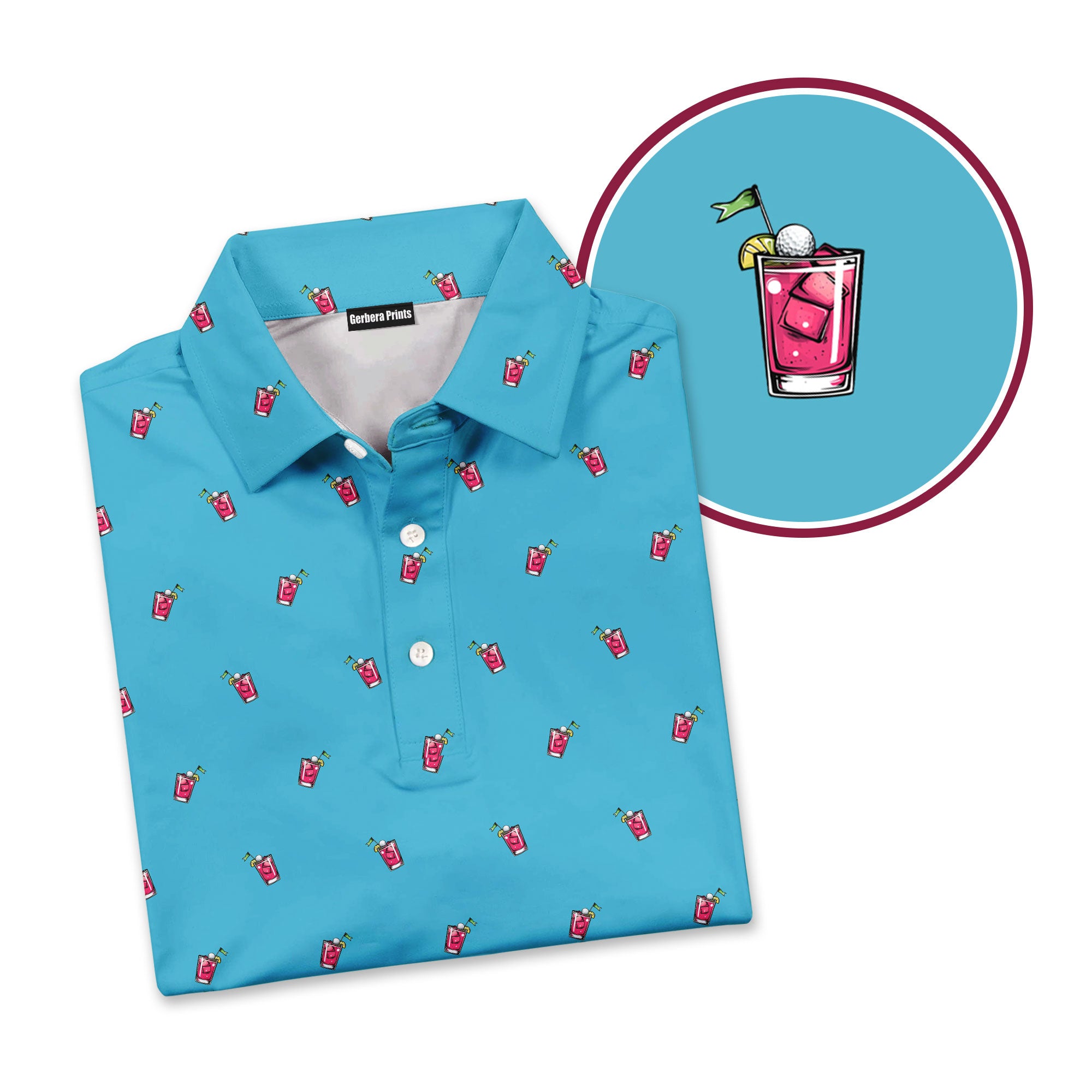 It's Fore O'clock Somewhere - Golf Polo Shirt