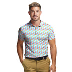 A Taste of Eggplant & Peach - Funny Golf Polo Shirt-Polo Shirt For Men-Gerbera Prints
