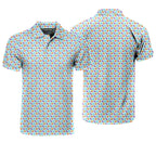 A Taste of Eggplant & Peach - Funny Golf Polo Shirt-Polo Shirt For Men-Gerbera Prints