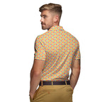 A Taste of Eggplant & Peach - Funny Golf Polo Shirt-Polo Shirt For Men-Gerbera Prints