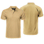 A Taste of Eggplant & Peach - Funny Golf Polo Shirt-Polo Shirt For Men-Gerbera Prints