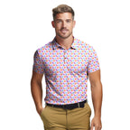 A Taste of Eggplant & Peach - Funny Golf Polo Shirt-Polo Shirt For Men-Gerbera Prints