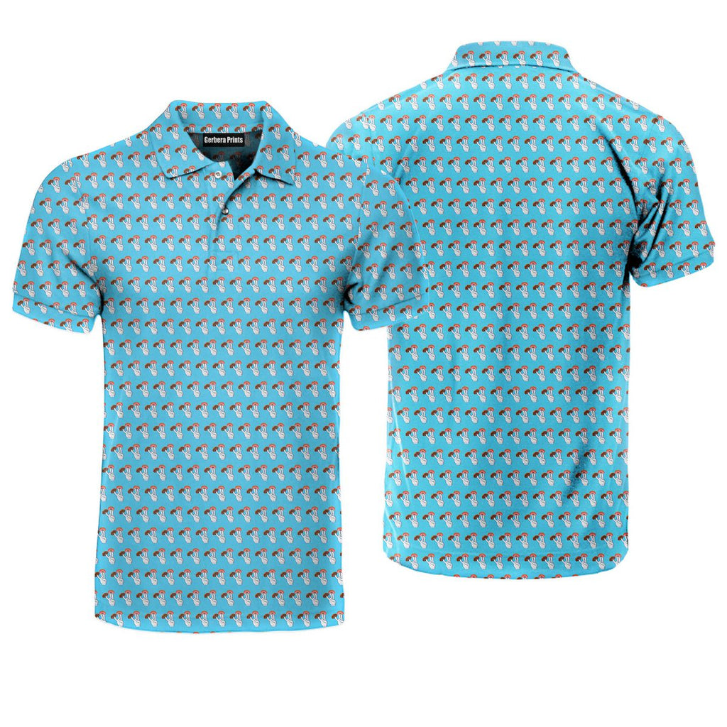 2 in the Pink 1 in the Stink Funny Shocker - Funny Golf Polo Shirt-Polo Shirt For Men-Gerbera Prints