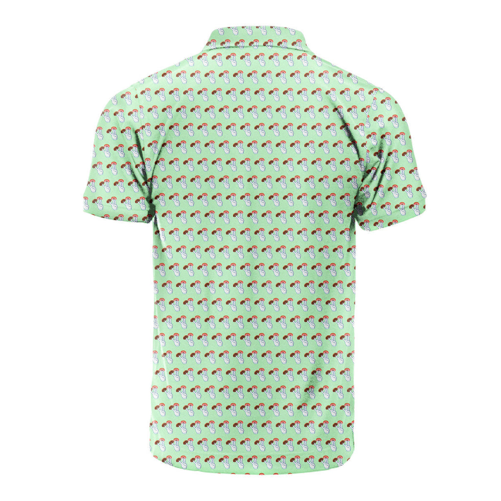 2 in the Pink 1 in the Stink Funny Shocker - Funny Golf Polo Shirt-Polo Shirt For Men-Gerbera Prints