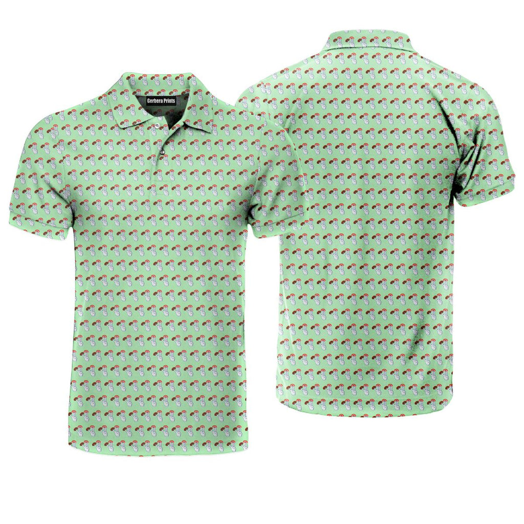 2 in the Pink 1 in the Stink Funny Shocker - Funny Golf Polo Shirt-Polo Shirt For Men-Gerbera Prints