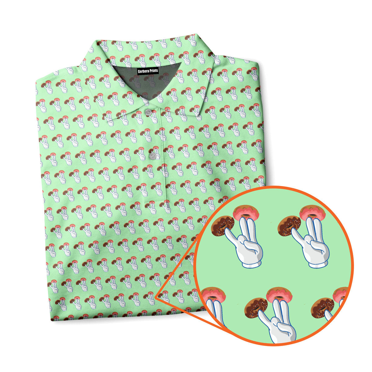 2 in the Pink 1 in the Stink Funny Shocker - Funny Golf Polo Shirt-Polo Shirt For Men-Gerbera Prints