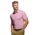2 in the Pink 1 in the Stink Funny Shocker - Funny Golf Polo Shirt-Polo Shirt For Men-Gerbera Prints