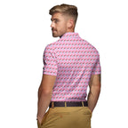 2 in the Pink 1 in the Stink Funny Shocker - Funny Golf Polo Shirt-Polo Shirt For Men-Gerbera Prints