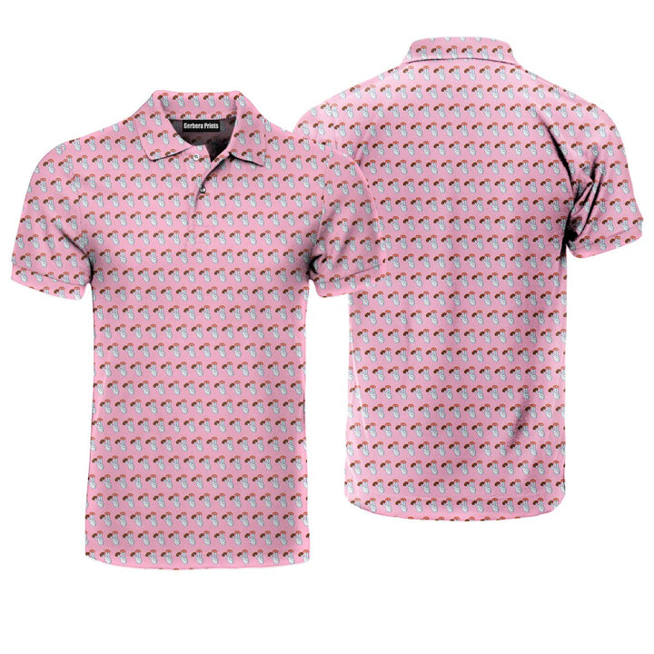 2 in the Pink 1 in the Stink Funny Shocker - Funny Golf Polo Shirt